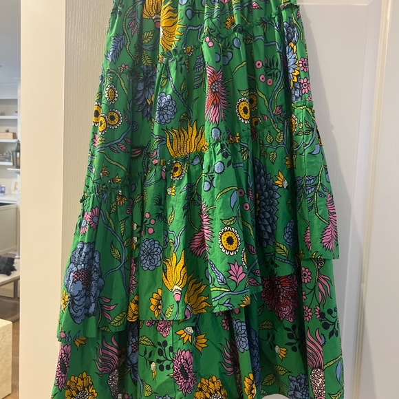 Maeve  by Anthropologie full  ruffled  cotton skirt - Picture 3 of 7